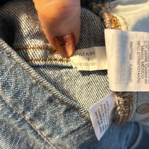 Madewell Cali~Demi Boot Cut Button Fly Crop Stretch Jean Sz 36X26” Med Wash - Picture 11 of 12